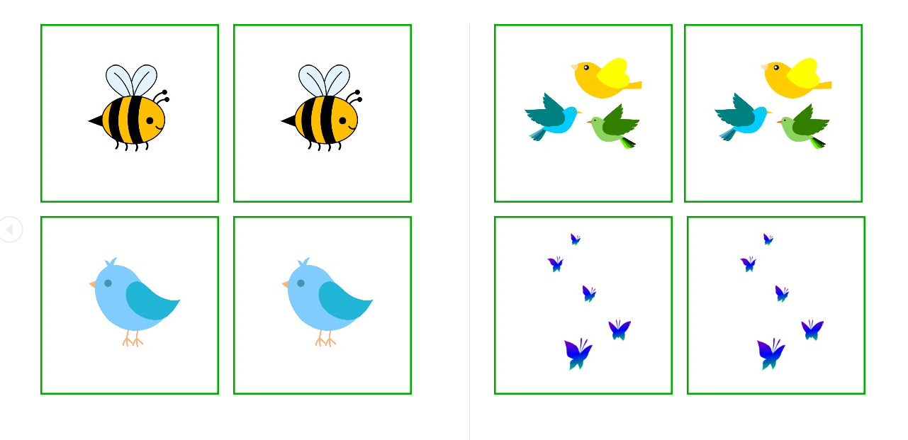 Memory game spring Funglish