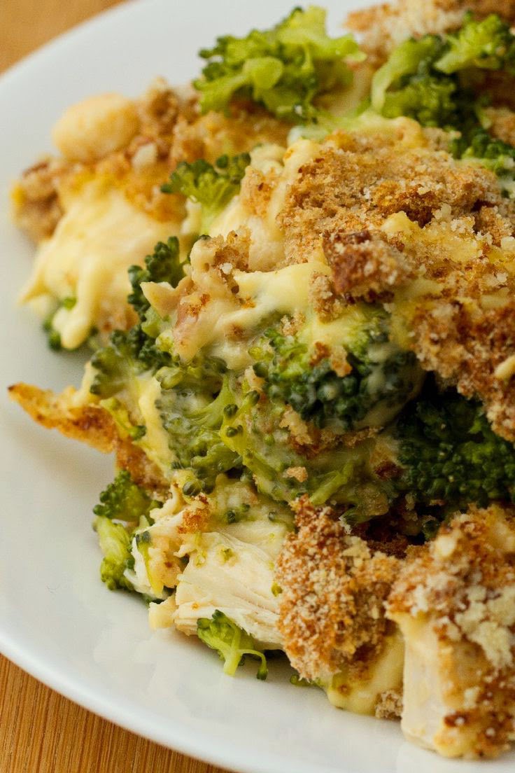 Chicken Divan Casserole with Broccoli & Cheddar Cheese Boy Meets Bowl