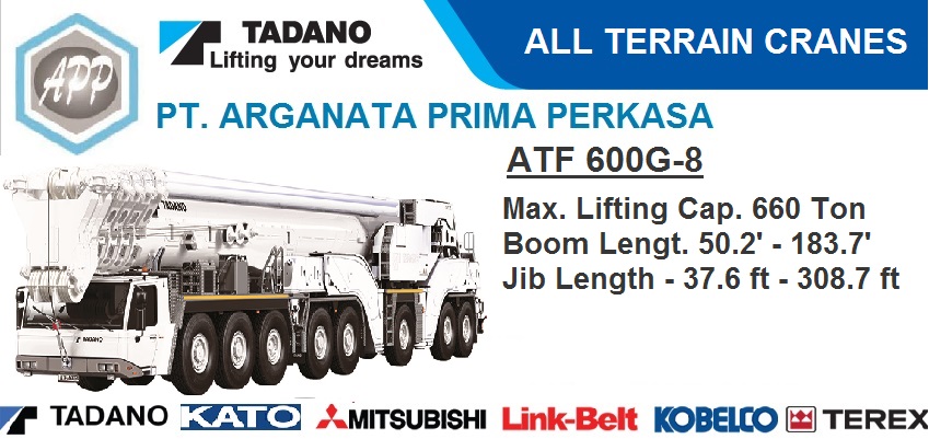 Rental Mobile Crane 660 Ton