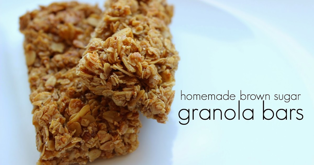 lew party of 2 Homemade Brown Sugar Granola Bars