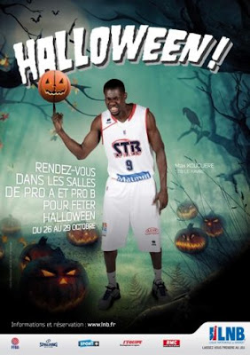 La Ligue Nationale de Basket se transforme pour Halloween