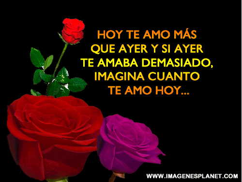 Imágenes de amor con rosas y corazones - Imágenes de Amor