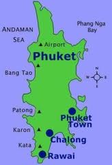 Les cartes de Phuket