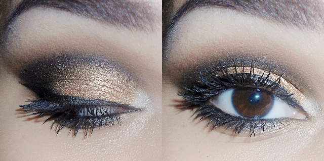 Tudo Junto Esfumado Tutorial Maquiagem Dourada