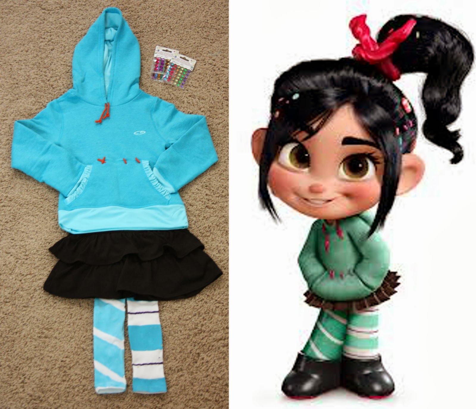 Vanellope Von Schweetz Wreck It Ralph Halloween Costume The