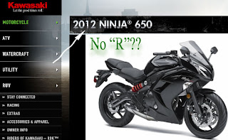 2012 Kawasaki ninja 650 with no R 2012 Kawasaki ninja 650 with no R