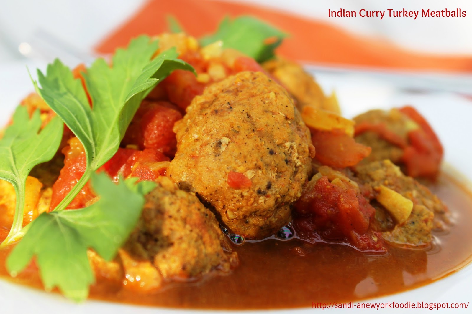 Indian Curry Turkey Meatballs A New York Foodie
