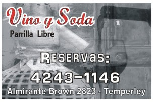 Vino y Soda "Parrilla Libre"