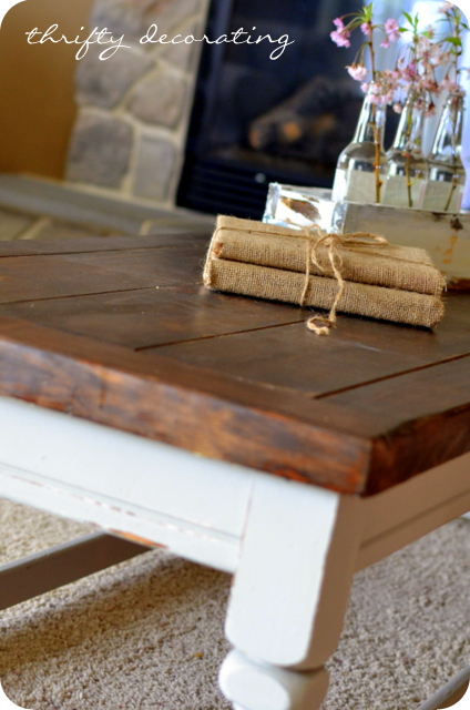 Thrifty Decorating: My 20 hour coffee table redo...