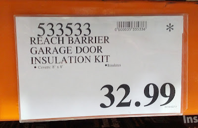Deal for the Barrier Garage Door Insulation Kit at Costco