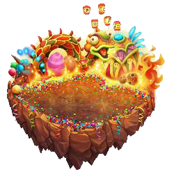 Hábitat Flotante Feliz imagen del habitat flotante especial feliz de dragon city
