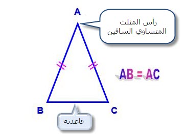 الضلعين مثلث متطابق في مثلث