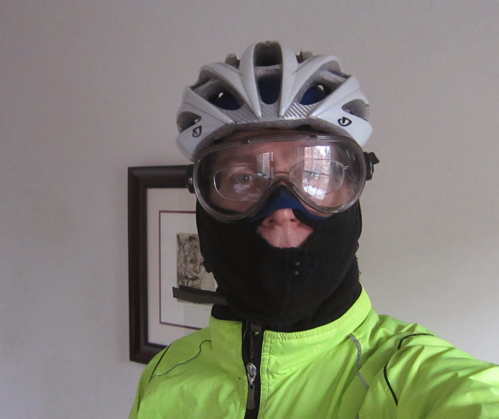 Ode Street Tribune safety goggles for coldweather bike commuting