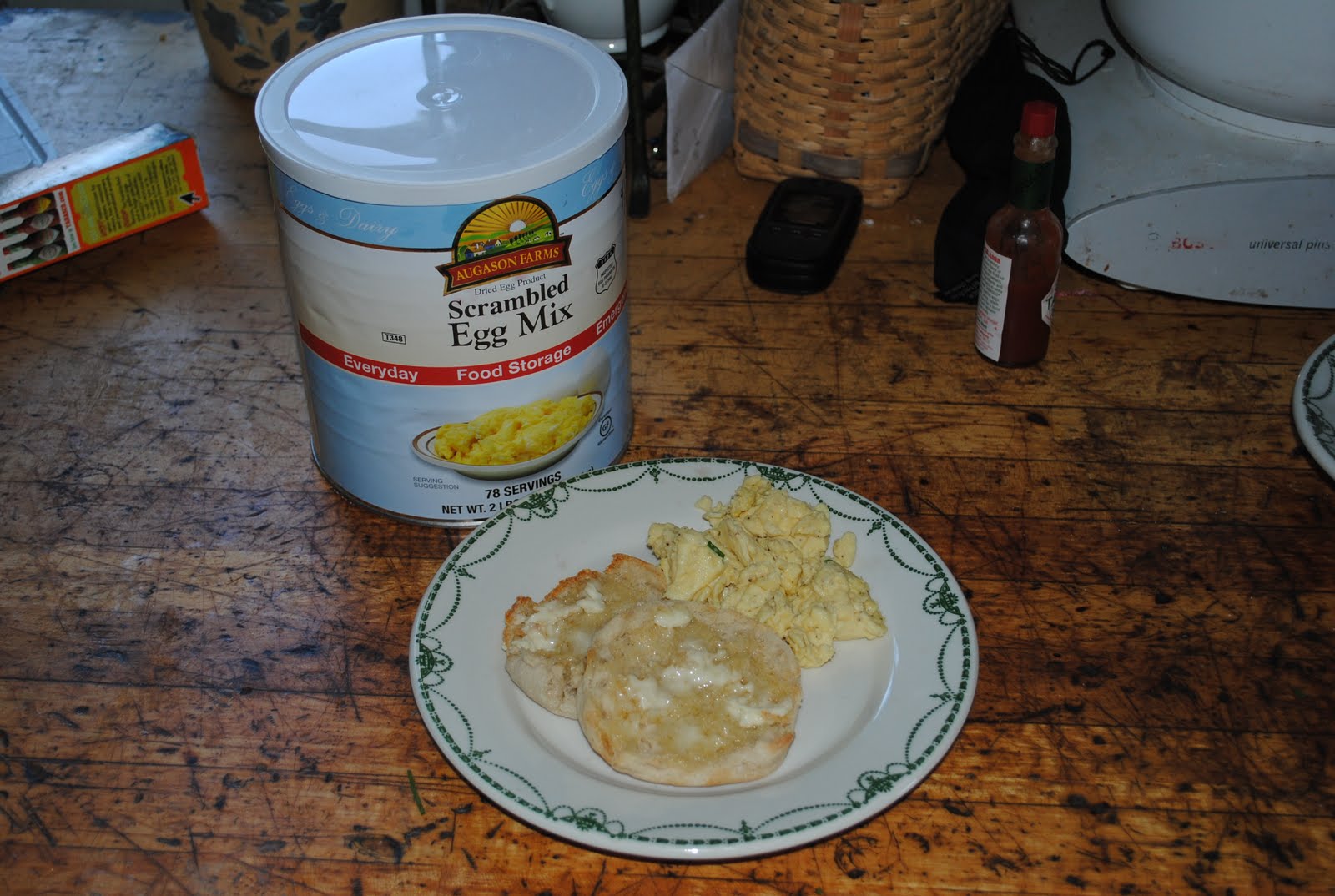 Paratus Familia Blog Product Review Powdered Scrambled Eggs
