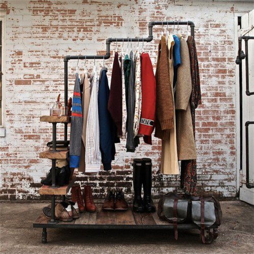 DECO Chariot industrial para roupa Cheap Chic Life