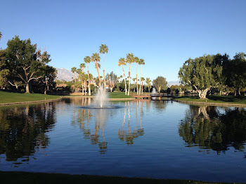 Looking Across Lake at 8's Tee