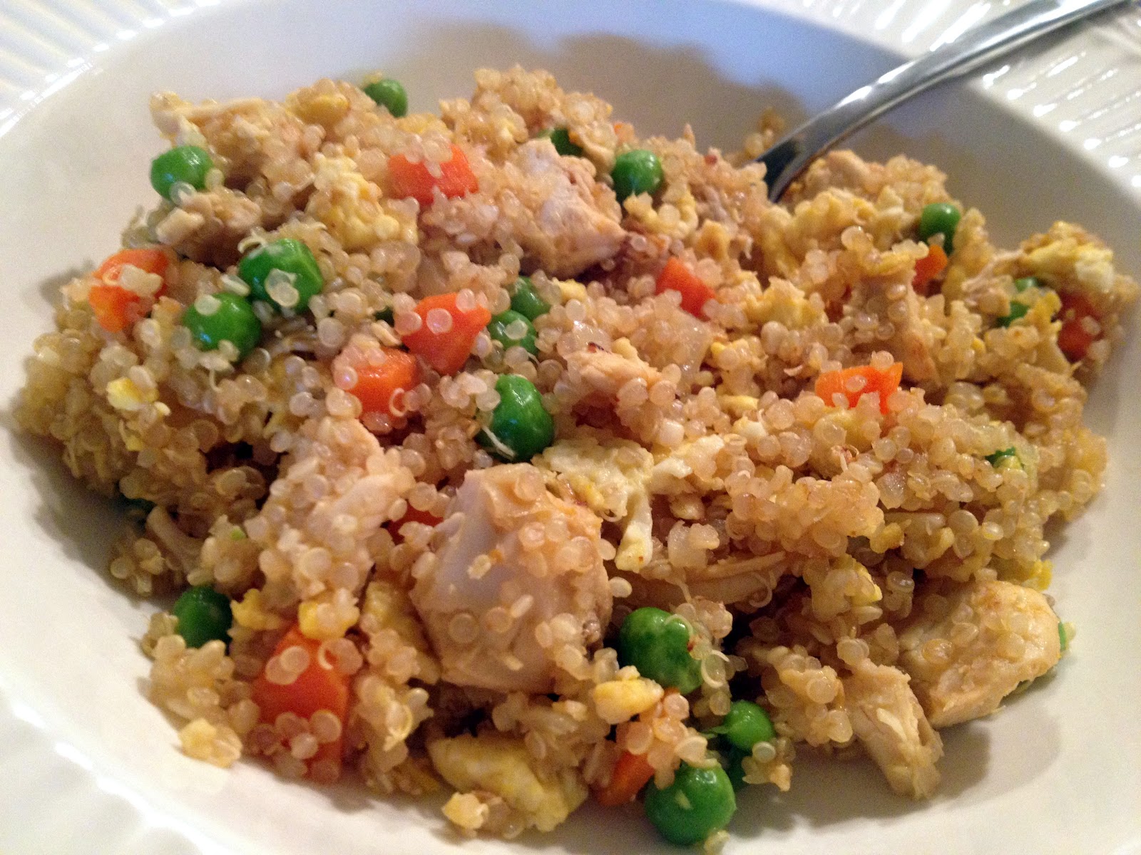 Call Me Mrs. Rapp Quinoa Chicken Fried Rice