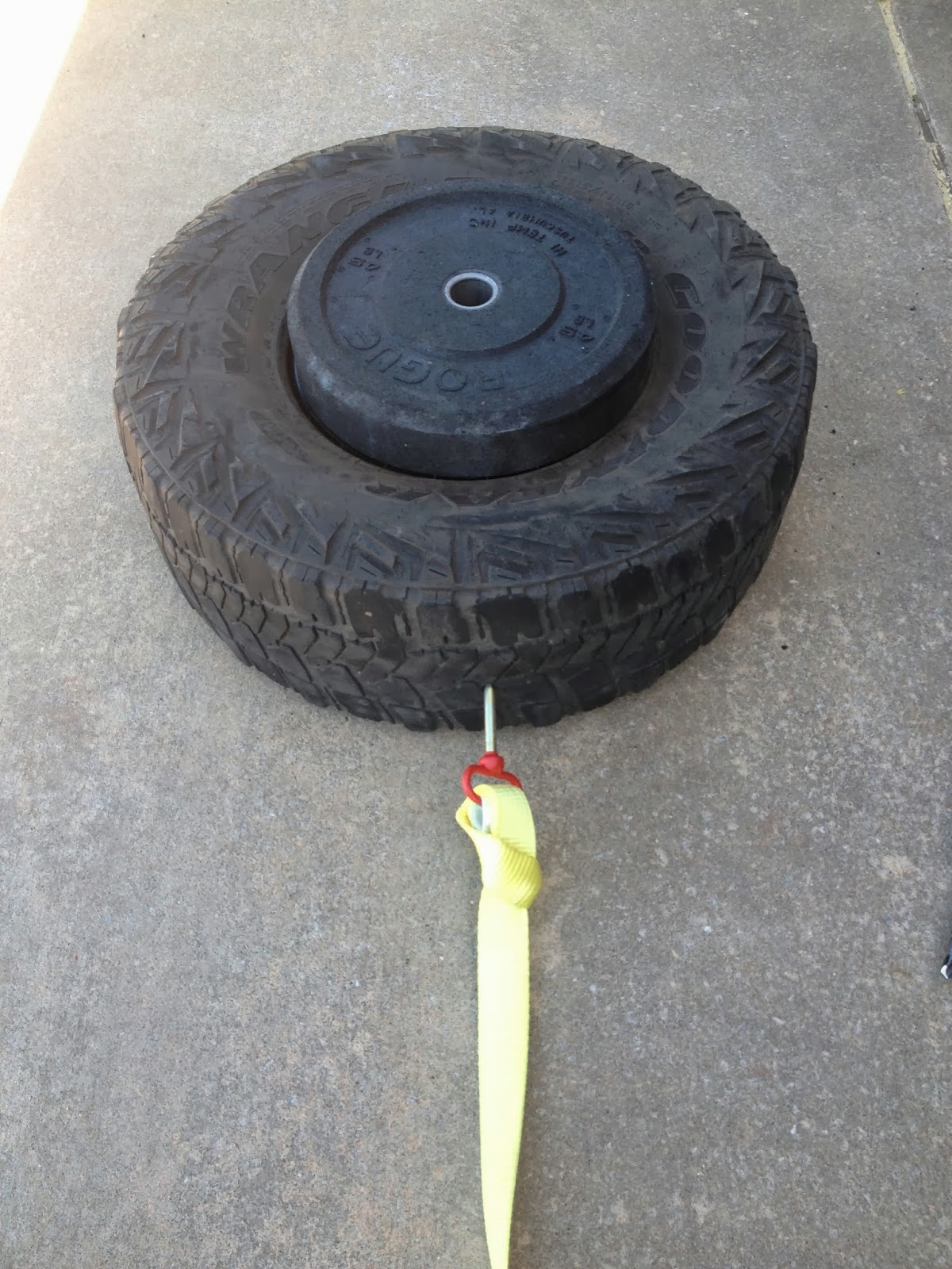 Mind Body and Bike DIYTire Drag/Sled to Build Strength