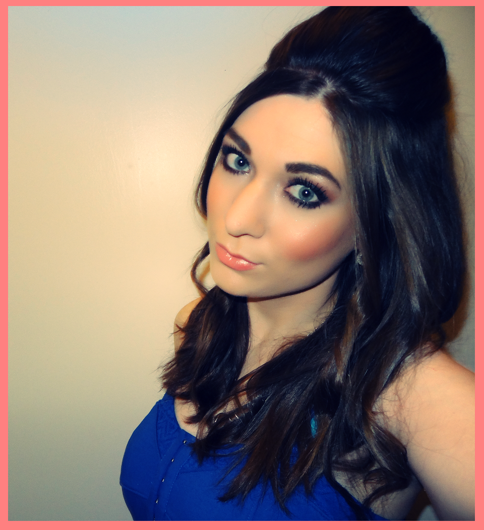 the creation of beauty is art. hair tutorial dramatic night out hair