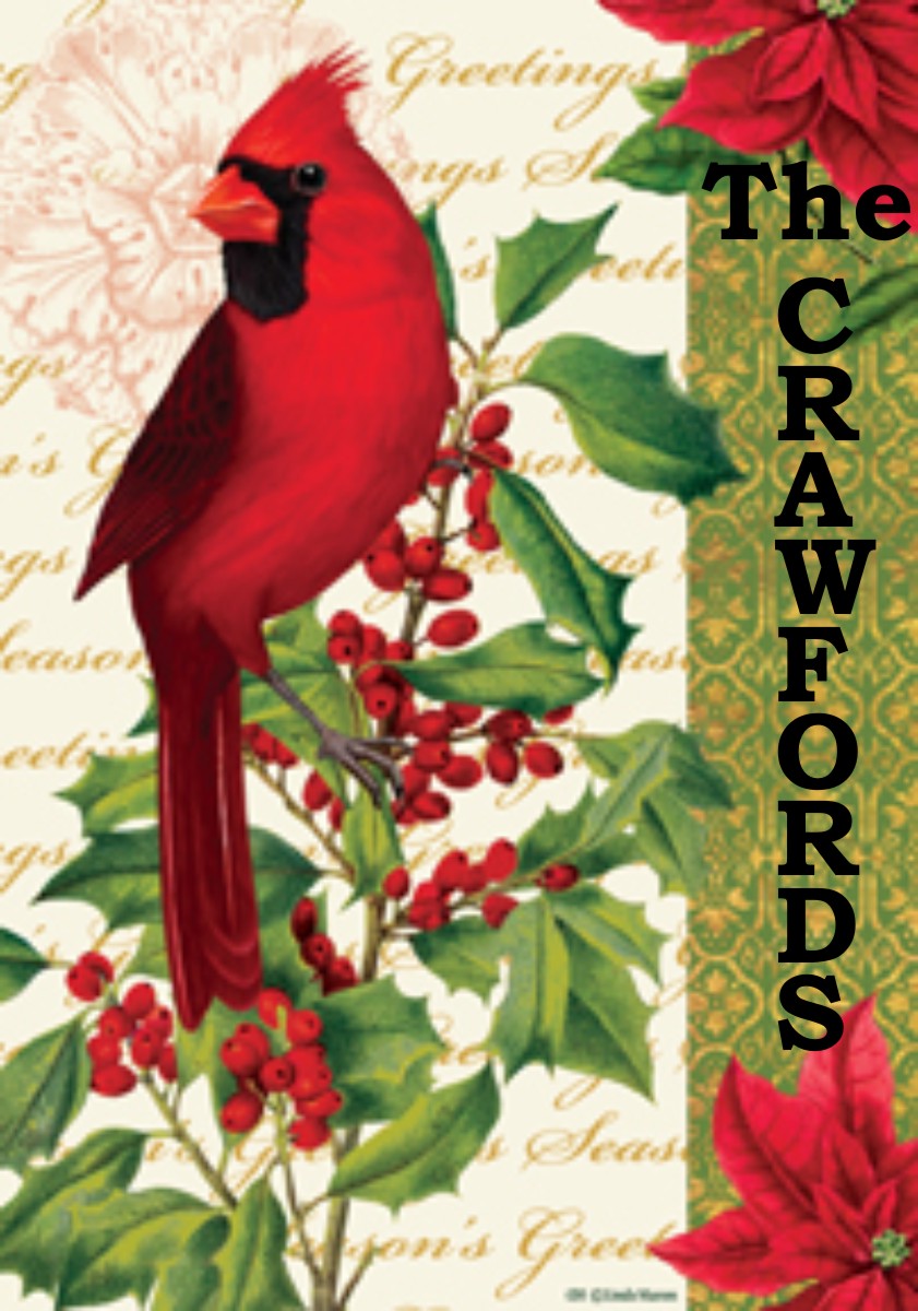 cardinal and holly house flag cardinal and holly house flag