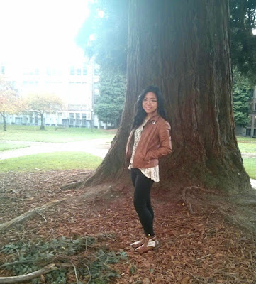 OOTD with brown leather jacket OOTD with brown leather jacket