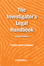 The Investigator's Legal Handbook