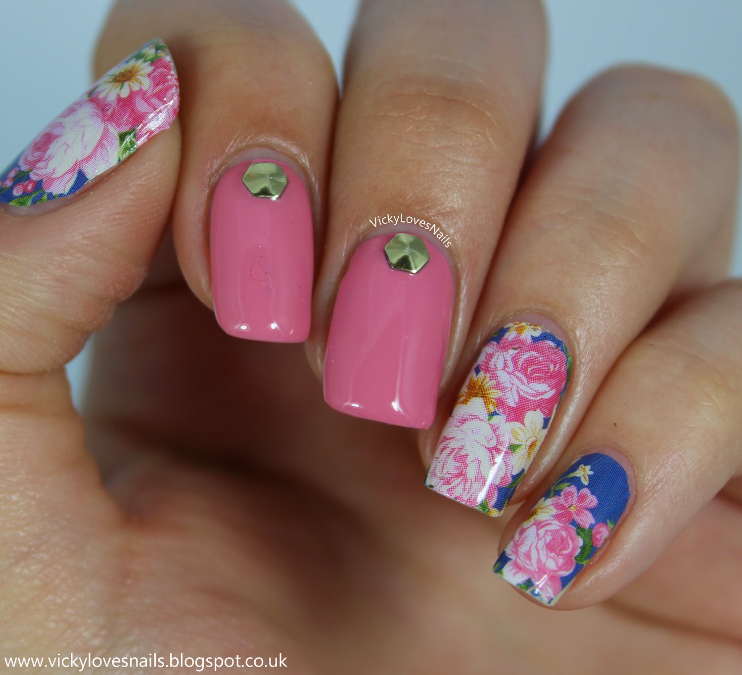 Vicky Loves Nails! Born Pretty Store Floral Nail Wraps Review