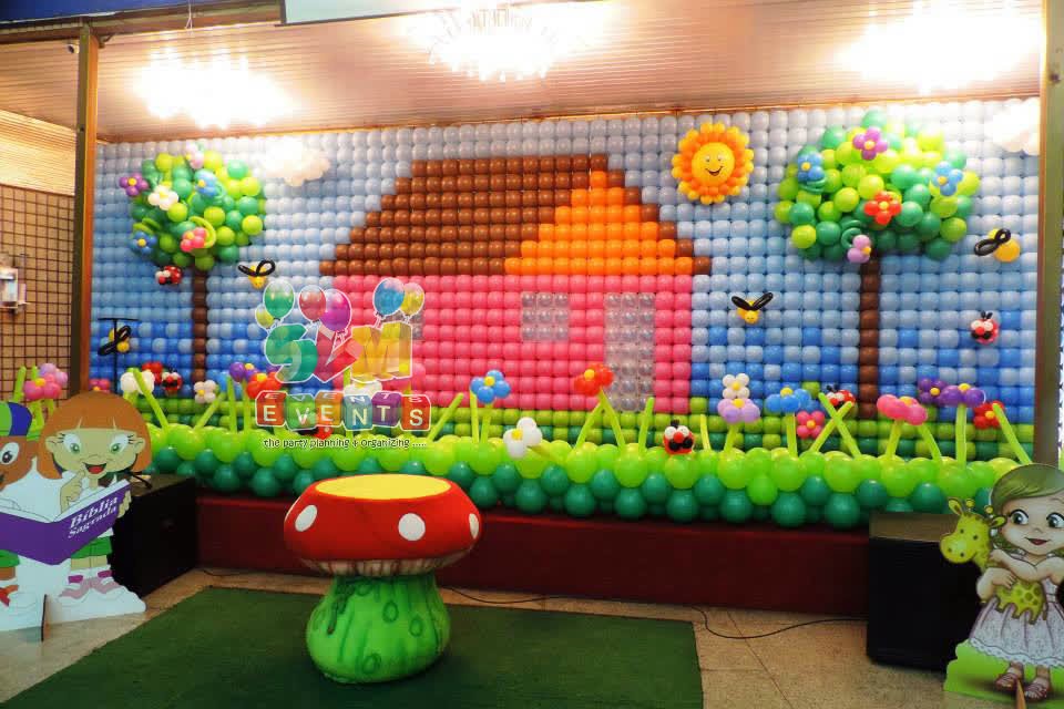 svm events balloon theme decorations for first birthday party kids
