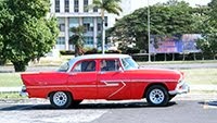 AMERICAN CAR IN HAVANA