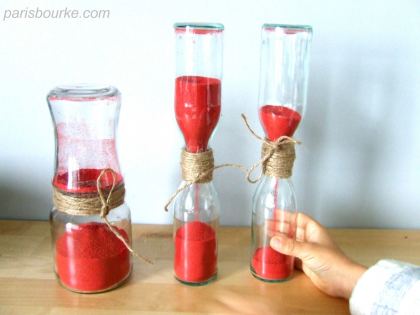 diy hourglass