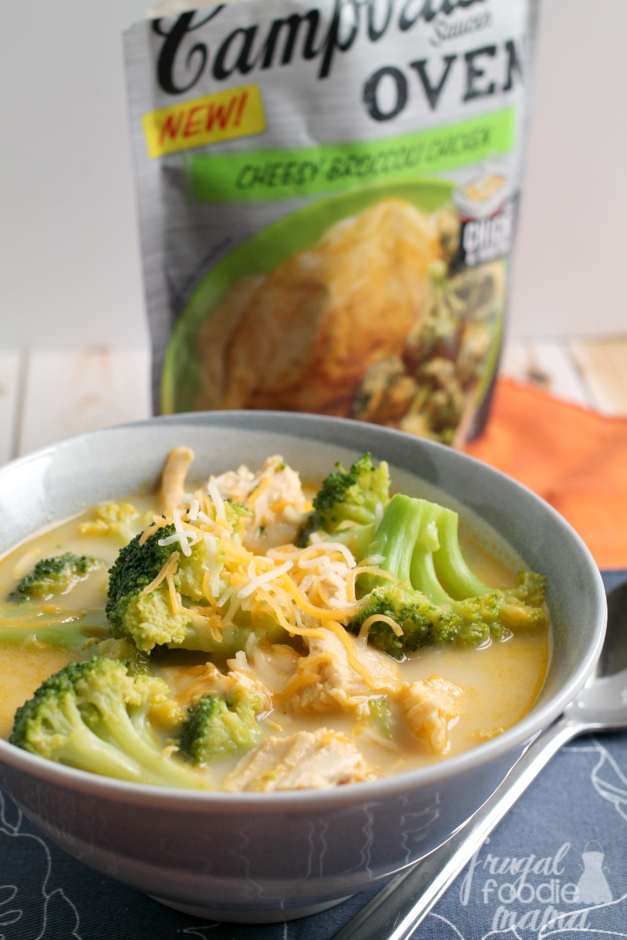 Frugal Foodie Mama Easy Cheesy Broccoli Chicken Soup