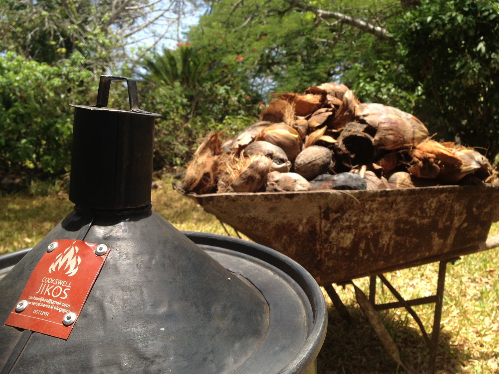 Cookswell Energy Saving Jikos and Charcoal Ovens Make and use coconut