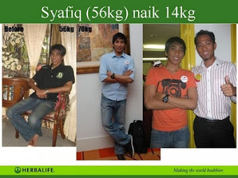 SYAFIQ BERAT BADAN NAIK 14 KG