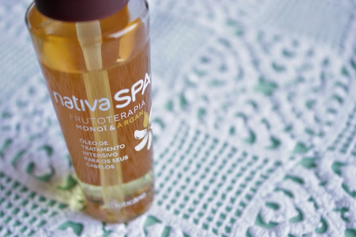 Óleo de Tratamento Capilar Nativa SPA Frutoterapia Monoï & Argan Óleo de Tratamento Capilar Nativa SPA Frutoterapia Monoï & Argan