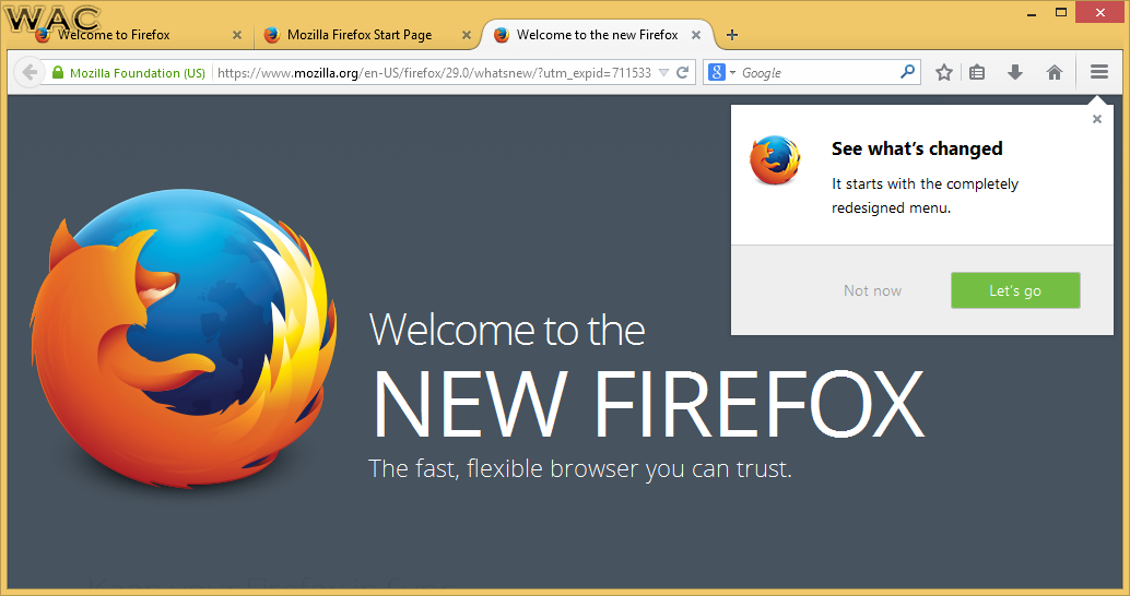 updating firefox for windows 10