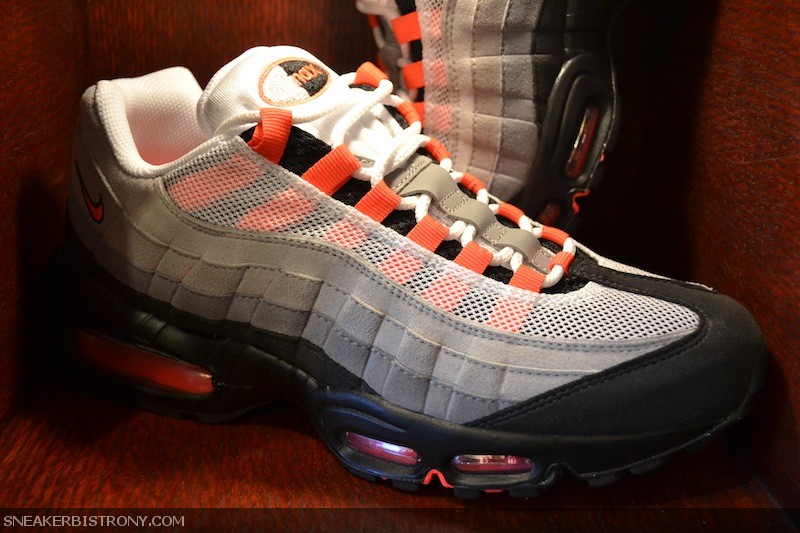 nike air max 95 solar red mens