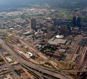 Fort Worth, Texas, seen on final to Meacham Airport (KFTW)