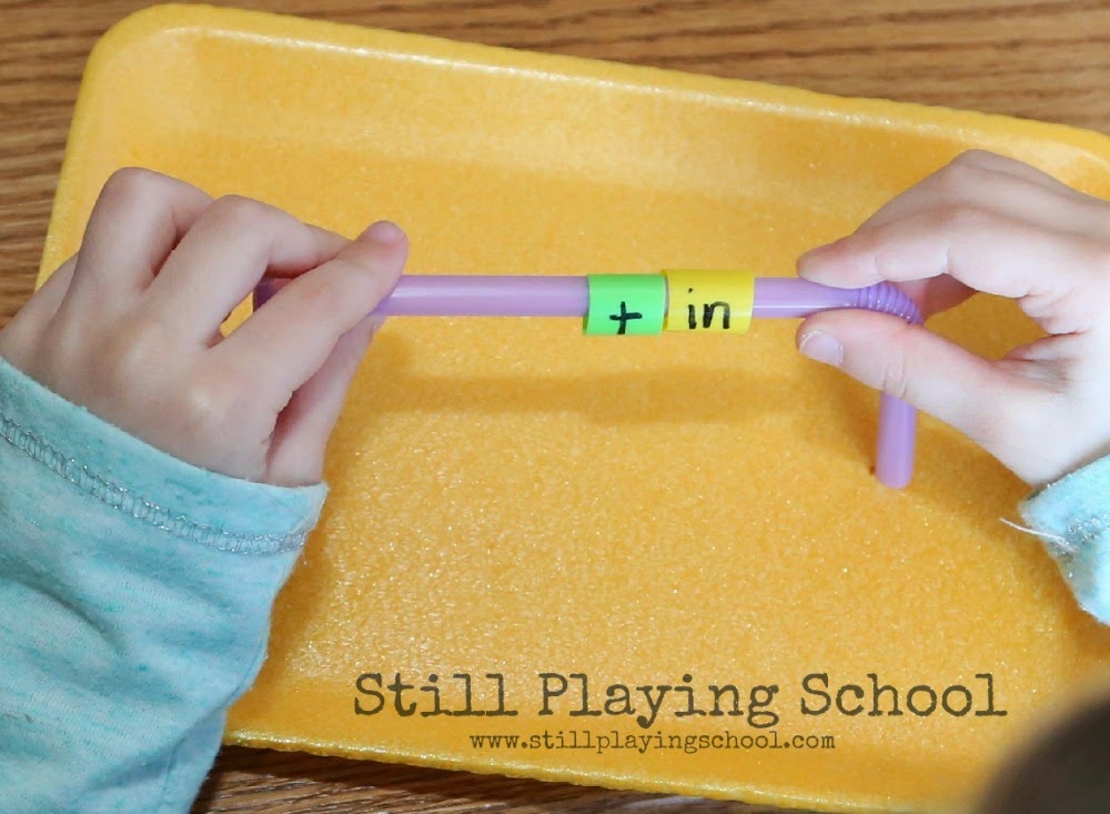 Spinning Straw Spellers Still Playing School