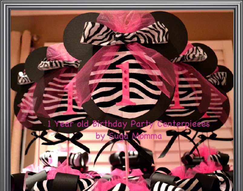 Candy Designs Minnie Mouse Birthday Centerpieces