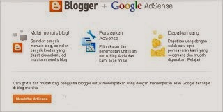 Cara Mendaftar Google Adsense Lewat Blogspot