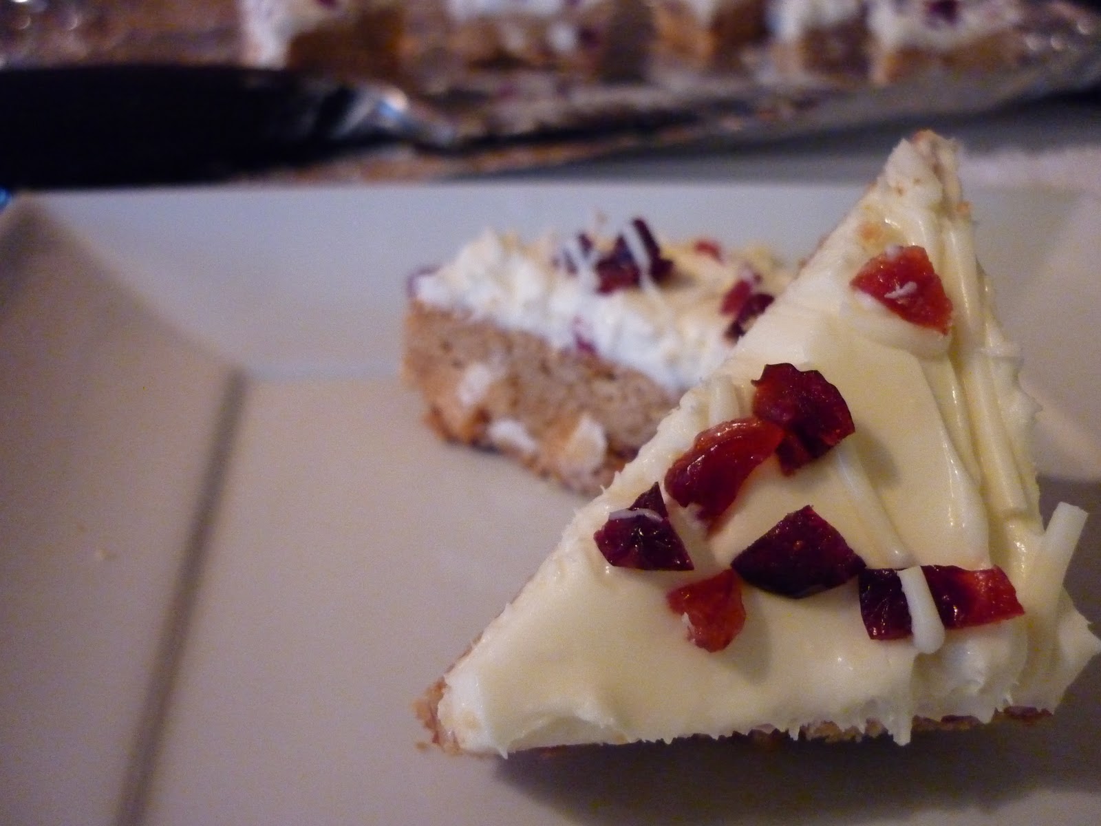 The Nerdy Chef White Chocolate Cranberry Bars