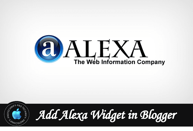 How to add alexa rank widget in blogger