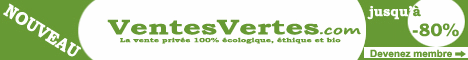 VENTESVERTES.com – La vente privée 100% écologique, éthique et bio