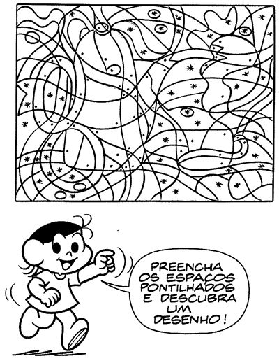 Livro Ler e Pintar Turma da Mônica 16pg - Ponto Fort