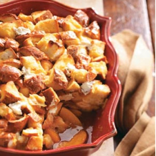 Two Cooks, One Kitchen PeachesandCream French Toast Casserole