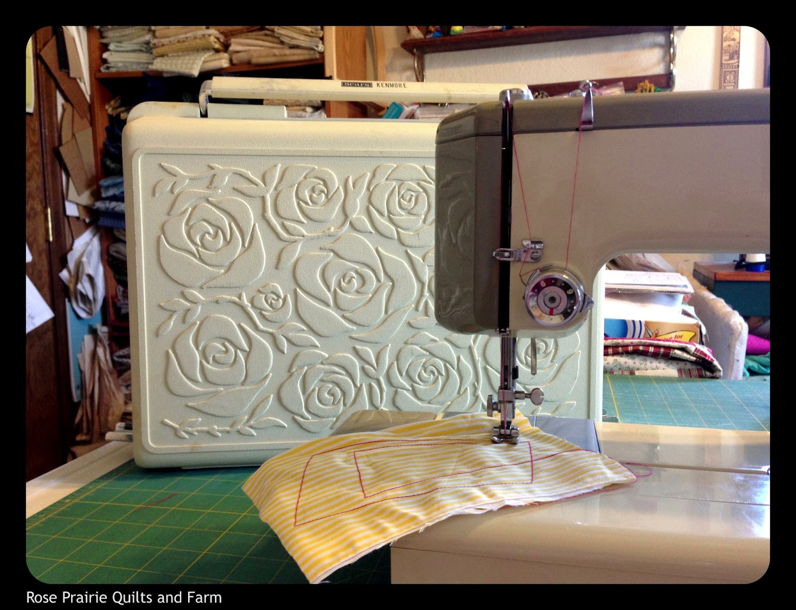 Rose Prairie Quilts and Farm Reading the manual to my new sewing