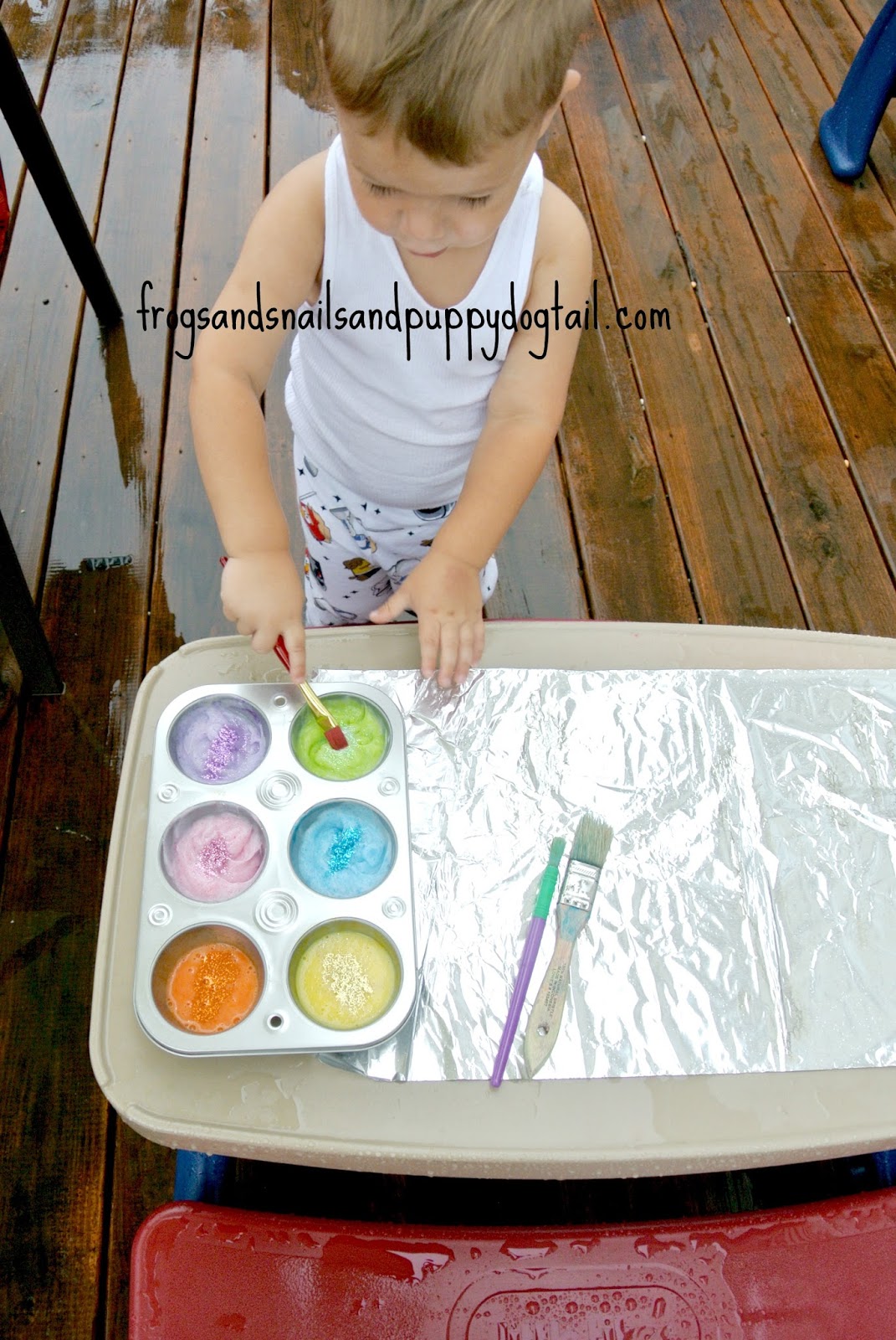 Foil Painting Sensory Art FSPDT