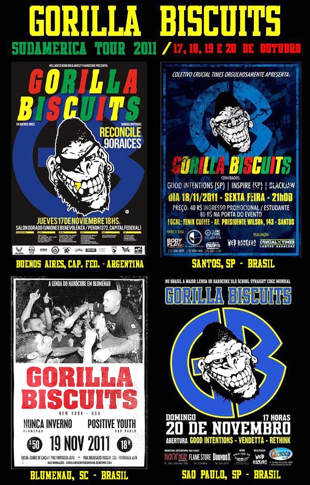 Gorilla Biscuits Tour Gorilla Biscuits Tour