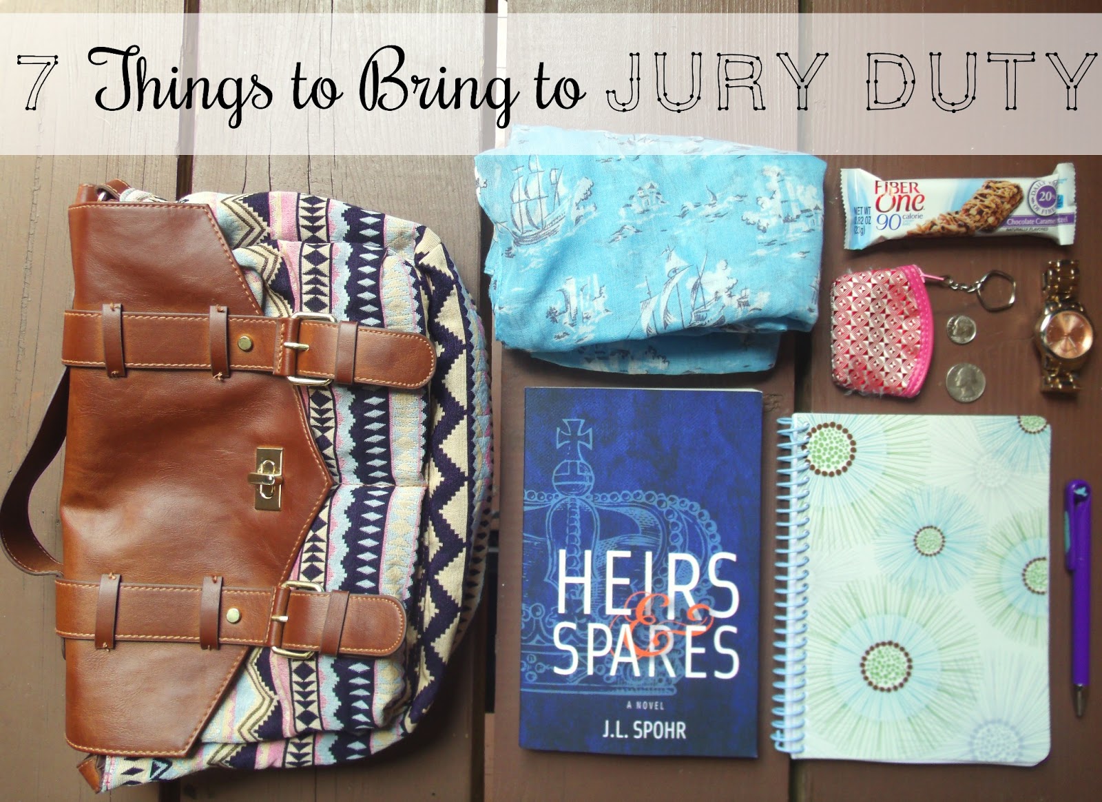 Sincerely, Sara Style & Books Seven Things to Bring to Jury Duty