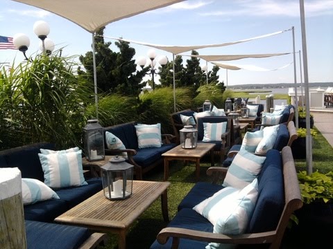 My lunch spot in the Hamptons